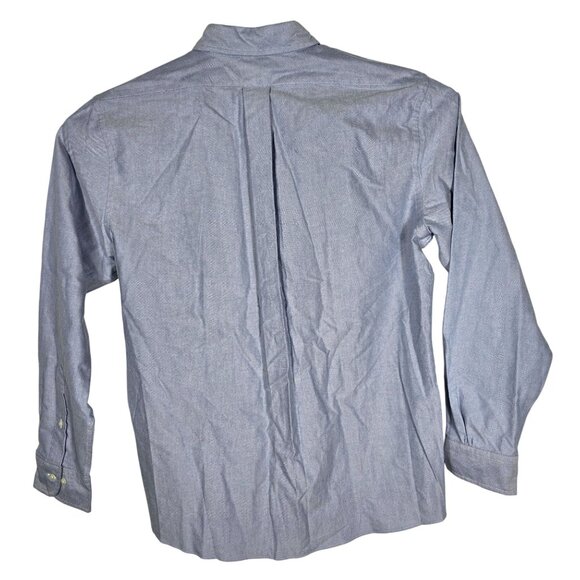 Brooks‎ Brothers Button Down Dress Shirt Large Men's Blue Long Sleeve - Picture 3 of 8